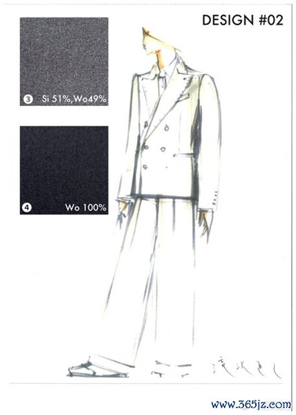 泷泽直己为《繁花》设计的外套草图 图/泷泽直己微博